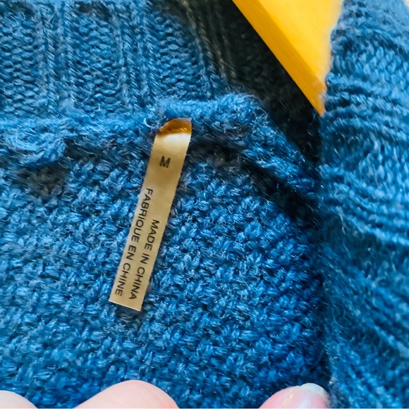 MARGARET O’LEARY Blue Full Zip Back Sweater Dress - Picture 4 of 4